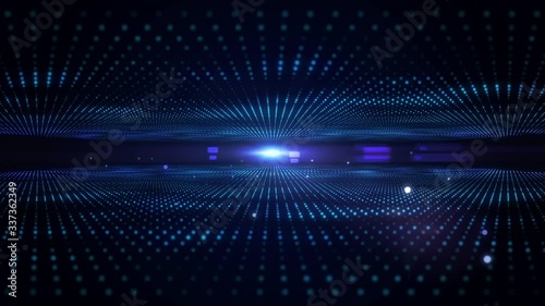 abstract beautiful technology particle grid background head up display and User Interface element