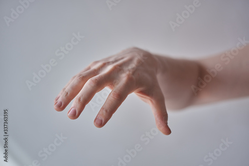 male hands hand movement different gestures