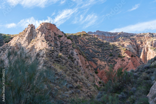 Steep landscape in Los Picachos in Spain