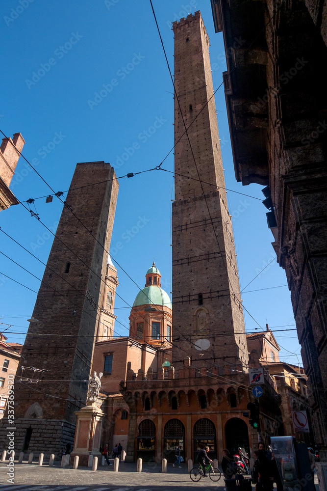 Bologna, the towers