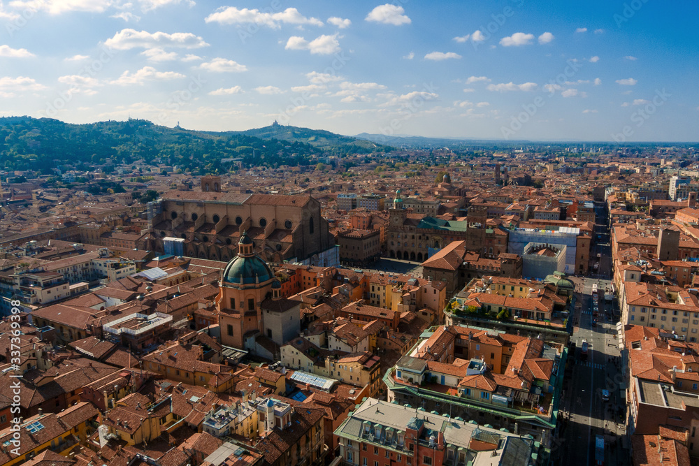 Bologna, aerial view