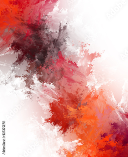 Wallpaper Mural Brushed Painted Abstract Background. Brush stroked painting. Strokes of paint. 2D Illustration. Torontodigital.ca