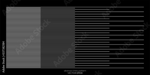 Vector light motion lines faded pattern halftone isolated on black background for concept of speed, fast, technology, digital. photo