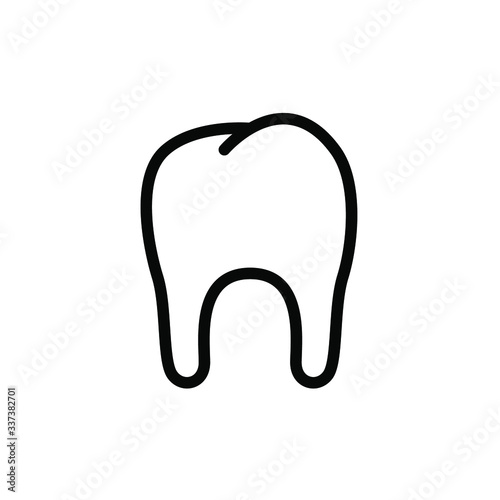 Dental Best Icon Vector Template Logo Design Emblem Isolated Illustration , Health Medical Clinic Simple Business Outline Solid Background White

