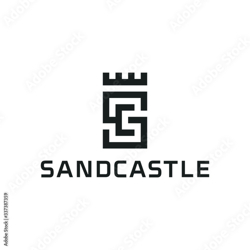 SC castle logo vector