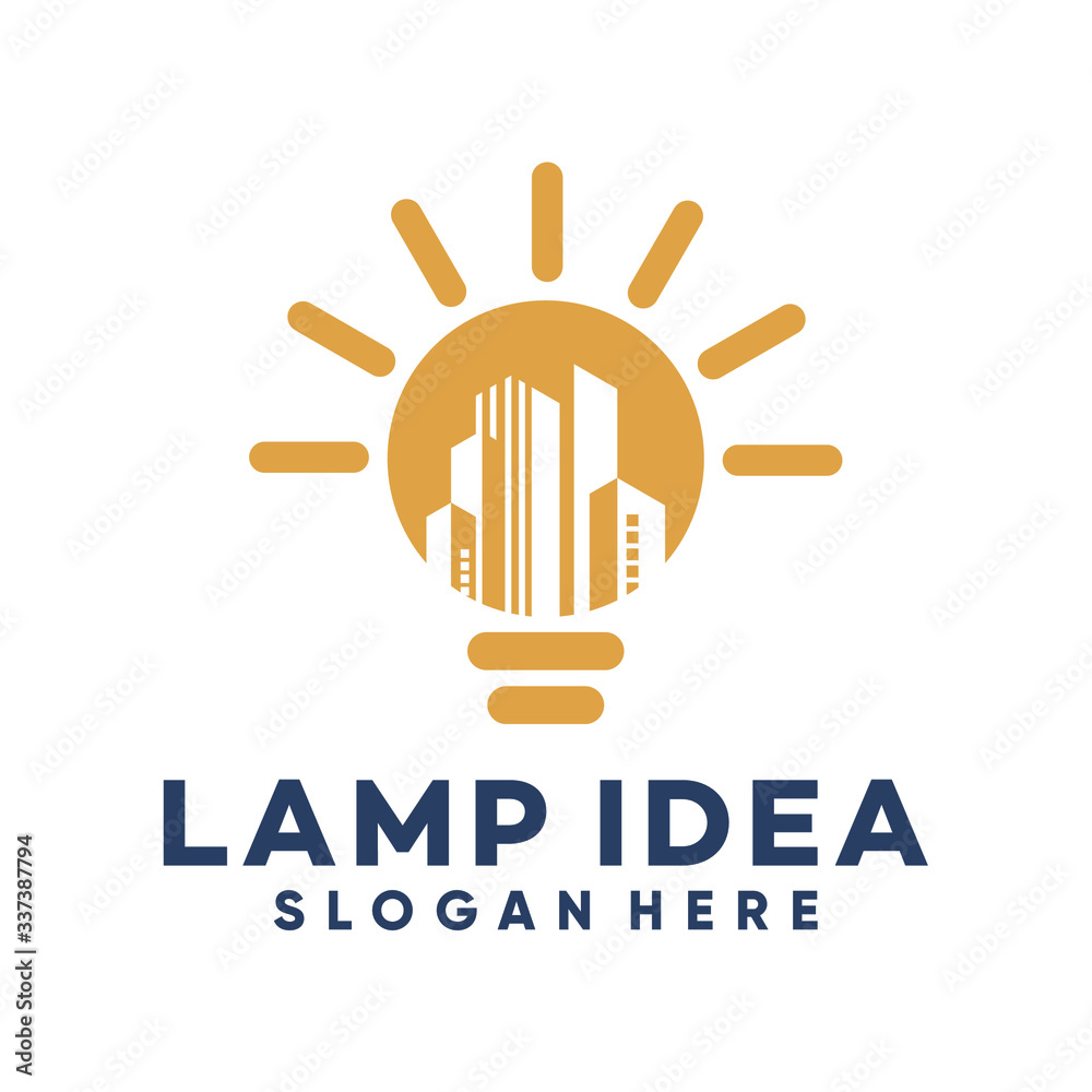 Logo Bulb Building Logo Bulb Vector template download Logo Bulb Building Logo Bulb Vector template download