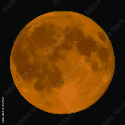 full moon in the night