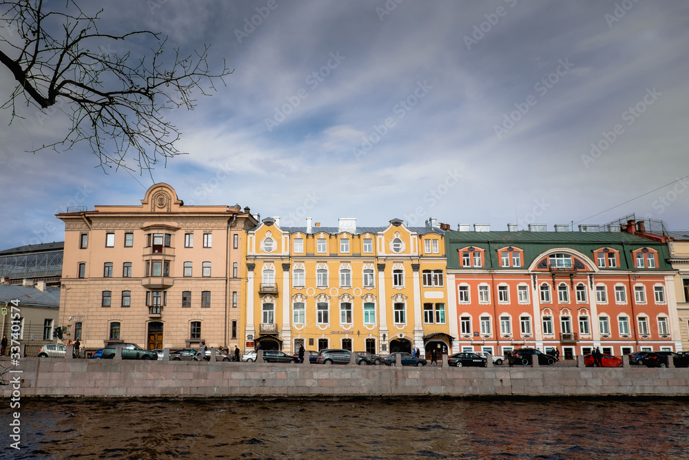 the old town of Saint Petersburg