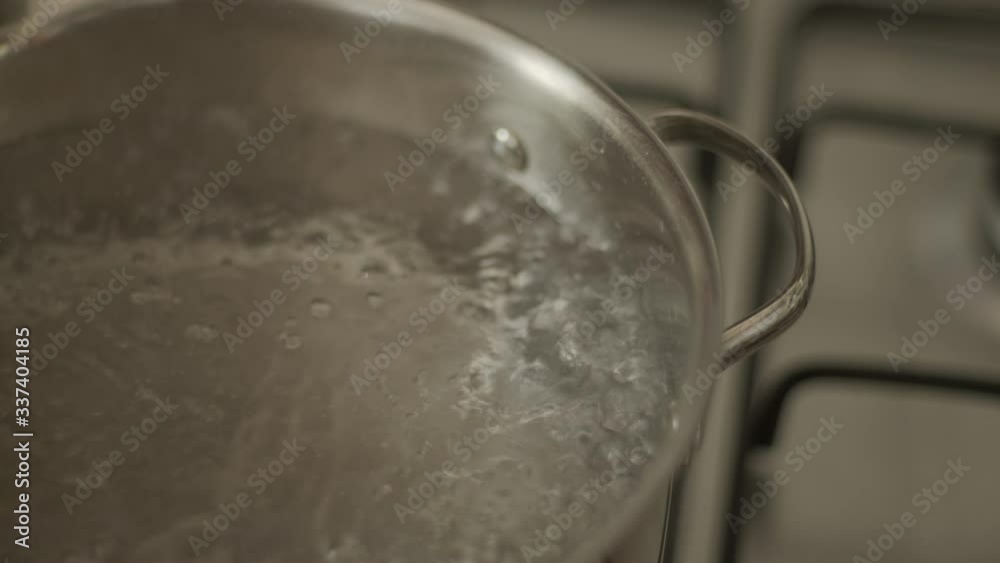 Water boiling in a pot Water boiling in a pot
