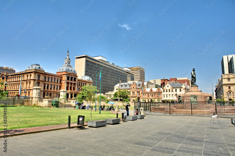 Pretoria Downtown  -  the administrative capital of South Africa.