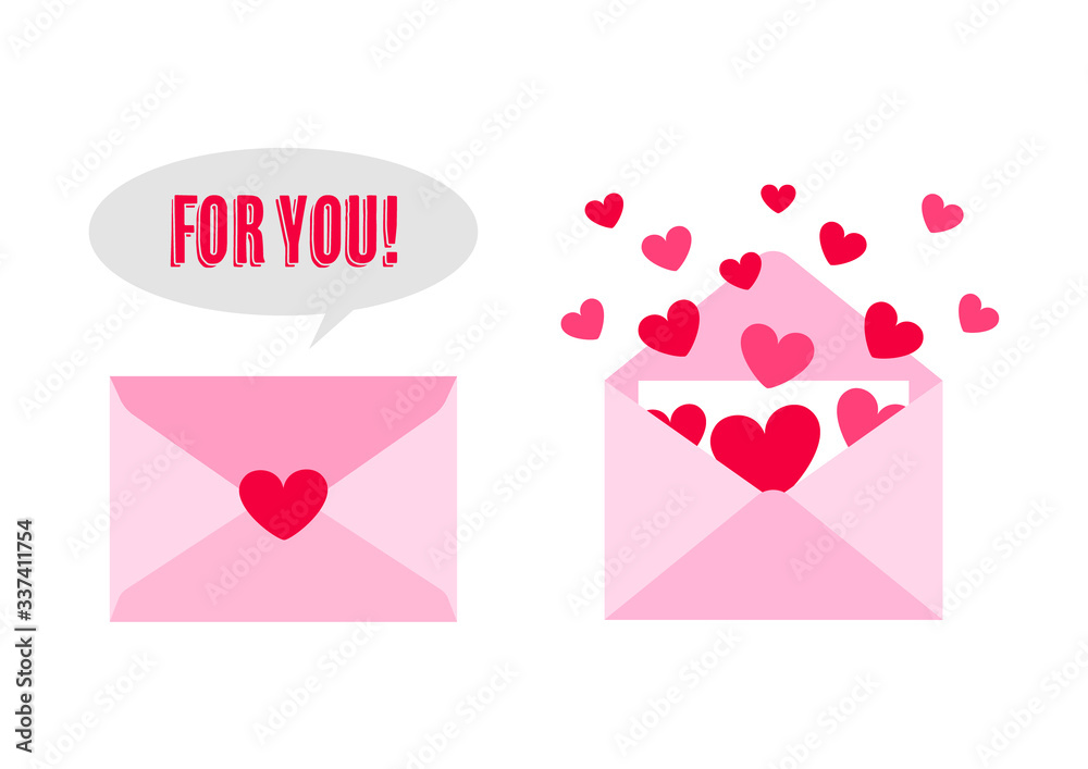 ラブレターのイラスト13	
