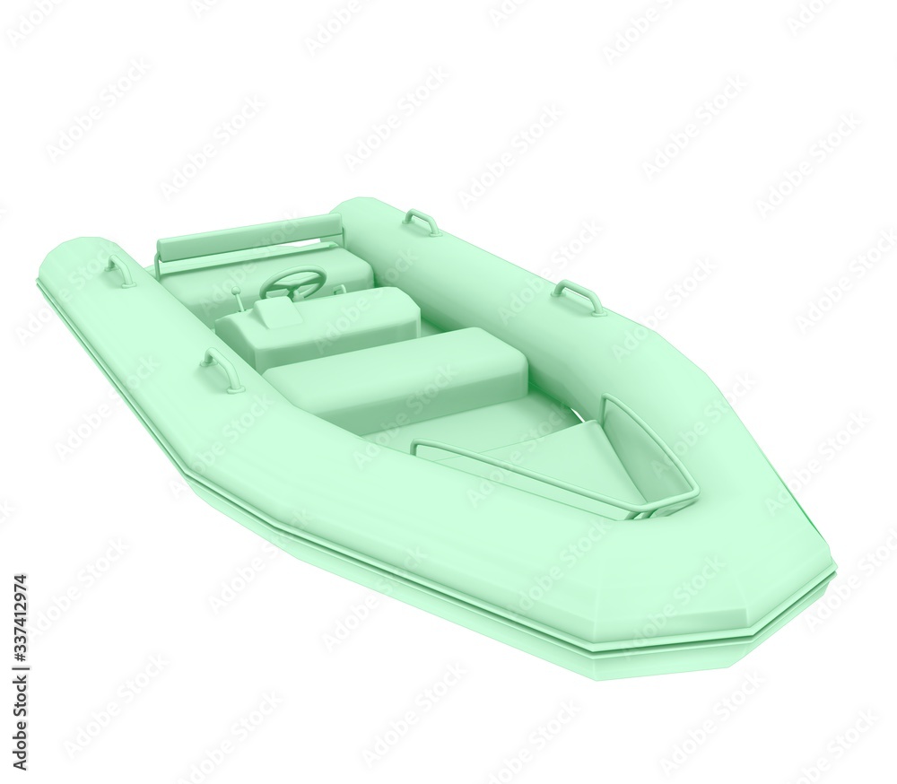 3d illustration of the boat 3d illustration of the boat