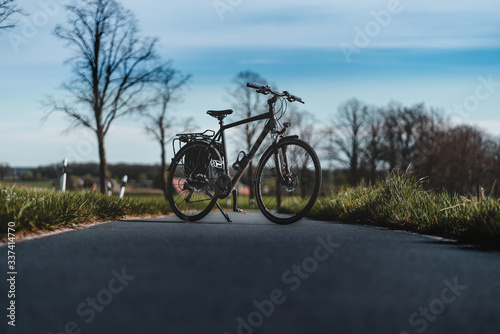 bicycle on the road