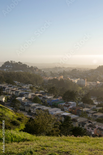 San Francisco City View at Sunset