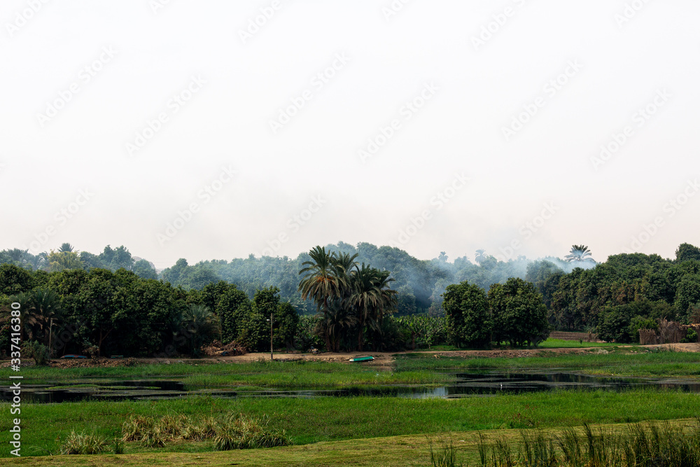 View to the coast of Nile