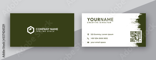business card design. biscay green business card templates design. new 2020 color trends biscay green