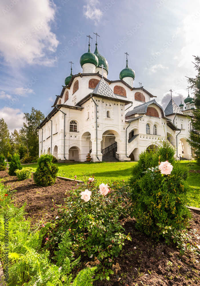 Nicolo-Vyazhishchsky monastery in Veliky Novgorod, Russia