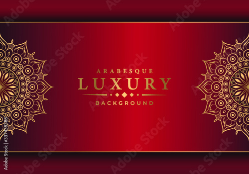 Modern luxury ornamental mandala background with arabesque pattern arabic
 islamic east style.decorative mandala for print, poster,
 cover, brochure, flyer, banner
