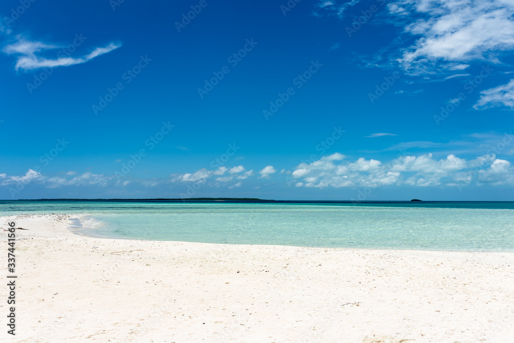 Tropical white beach in 