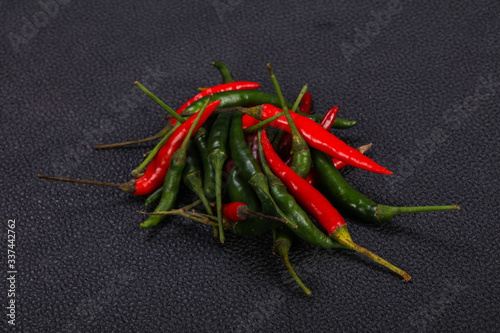 Hot and spicy Chili pepper heap