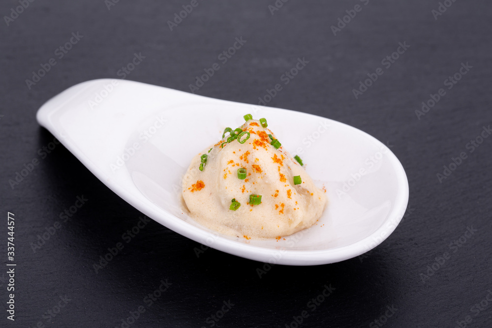 Fish and meat canapés for visiting catering, for holidays and ceremonies, for restaurant, menu
Fish and meat canapés for visiting catering, for holidays and ceremonies, for restaurant, menu