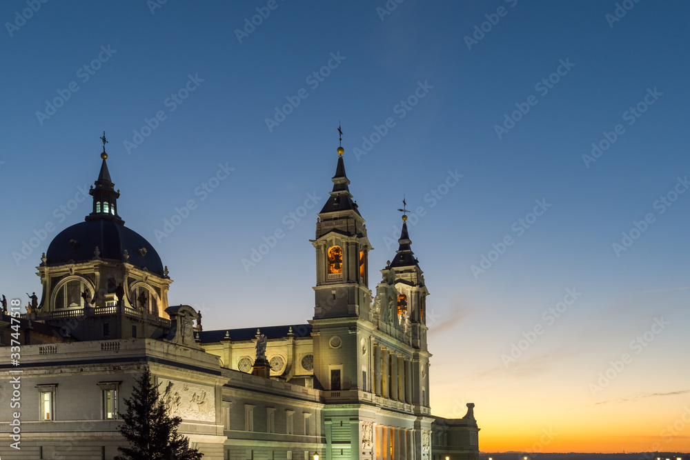 Almudena Cathedral in City of Madrid, Spain Almudena Cathedral in City of Madrid, Spain