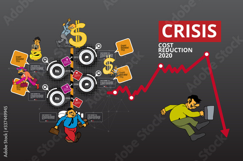 Infographics elements for digital corporate brochures. Vector business concept
