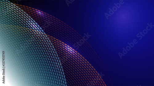 Blue abstract  particles  background