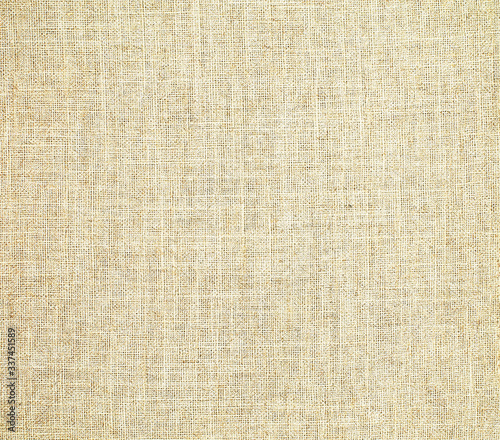 Natural linen material textile canvas texture background