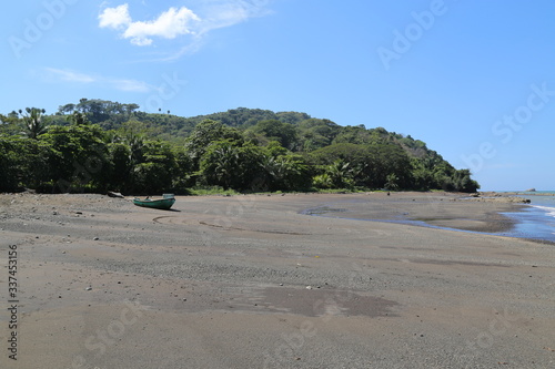 The beautiful beaches of the pacific coast of Costa Rica