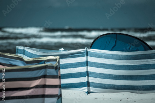 Fotografi Parawany na plaży