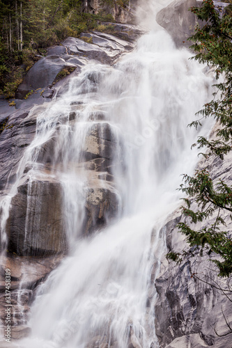 shannon falls, british columbia, canada