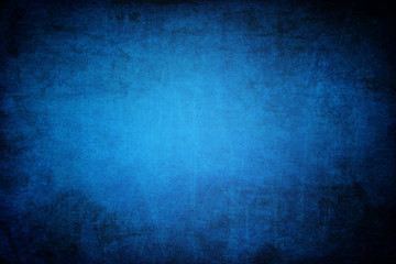 Grunge blue background with space for text