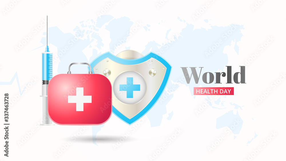 Fotografie World health day concept background