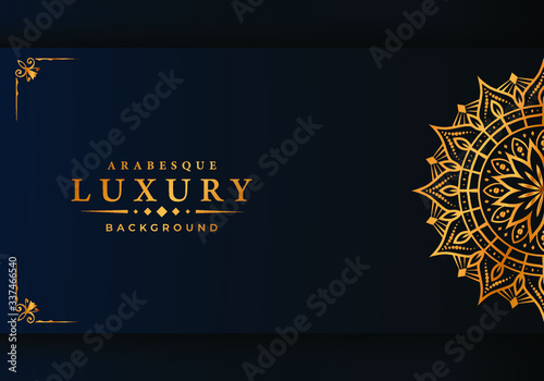 Modern luxury ornamental mandala background with arabesque pattern arabic
 islamic east style.decorative mandala for print, poster,
 cover, brochure, flyer, banner