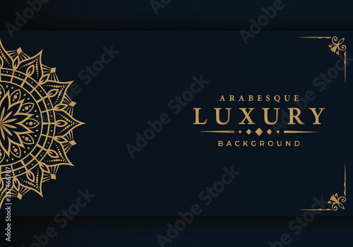 Modern luxury ornamental mandala background with arabesque pattern arabic
 islamic east style.decorative mandala for print, poster,
 cover, brochure, flyer, banner