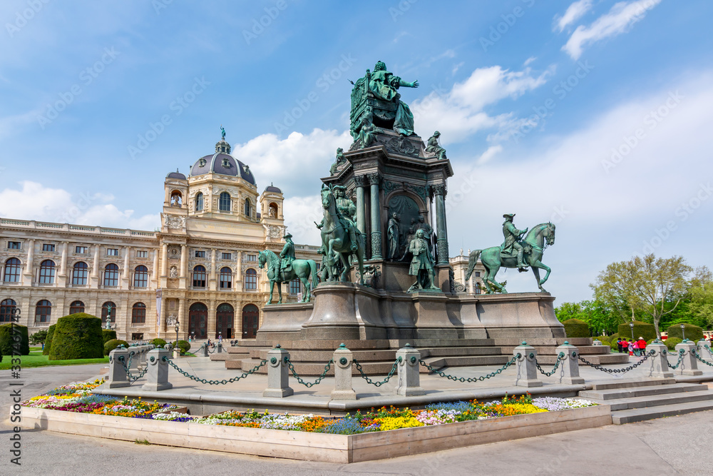 Maria Theresa square (Maria-Theresien-Platz) in Vienna, Austria