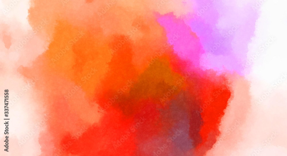 Obraz premium Watercolor painted background. Abstract Illustration wallpaper. Brush stroked painting. 2D Illustration.