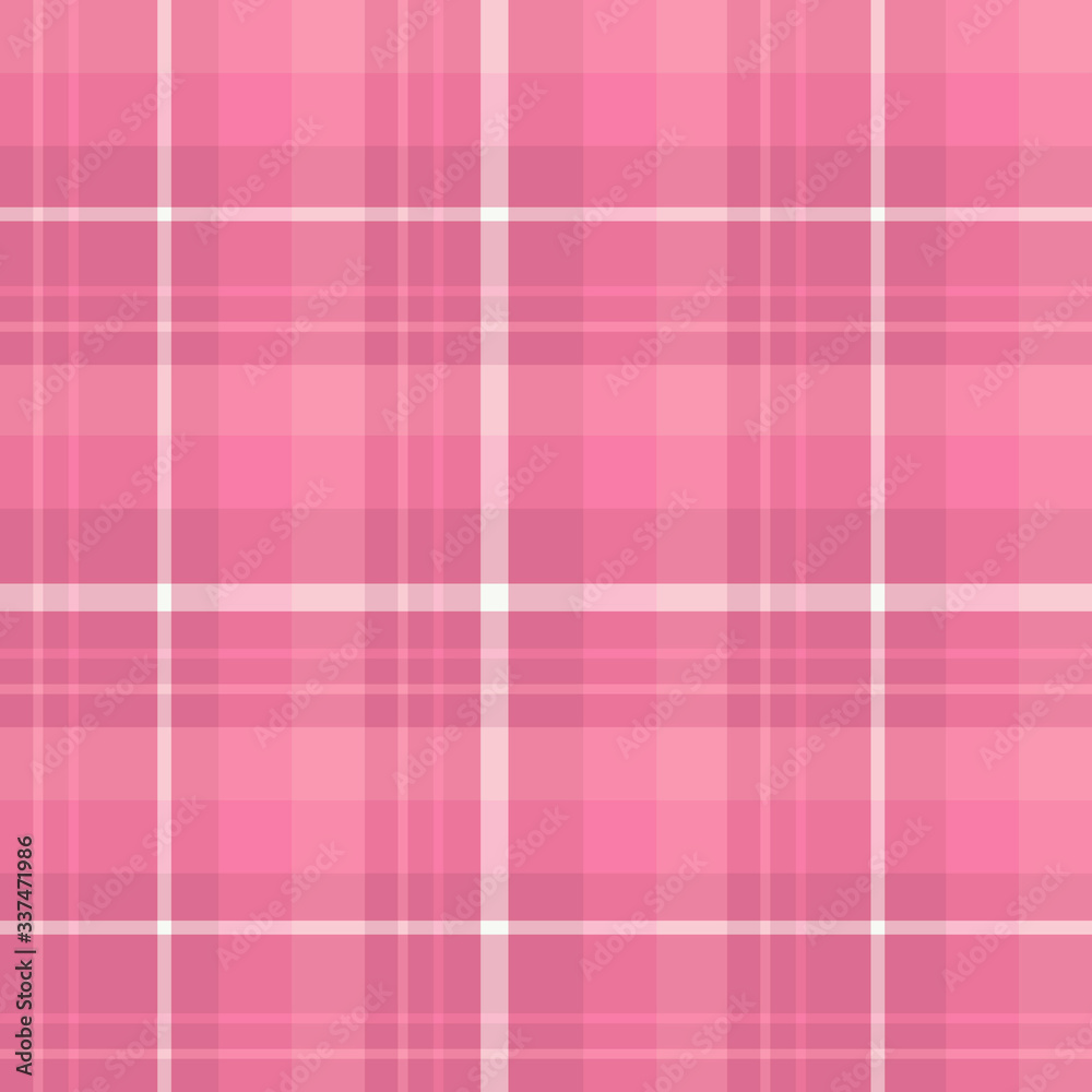 Seamless pattern in interesting pink and white colors for plaid, fabric, textile, clothes, tablecloth and other things. Vector image. Seamless pattern in interesting pink and white colors for plaid, fabric, textile, clothes, tablecloth and other things. Vector image.