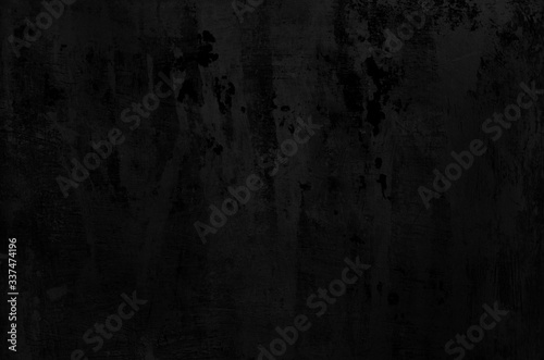 Black wall texture rough background dark.