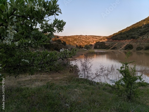 lake in the mountains