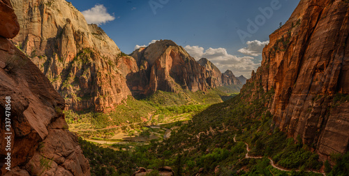 A view from Angels' Landing in Zion