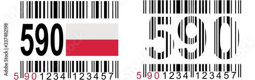Bar code corresponding to Polish products - promotion of the purchase of Polish creations.