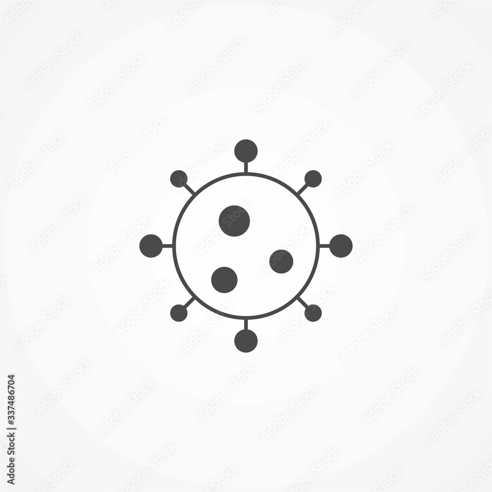 Coronavirus vector icon sign symbol Coronavirus vector icon sign symbol
