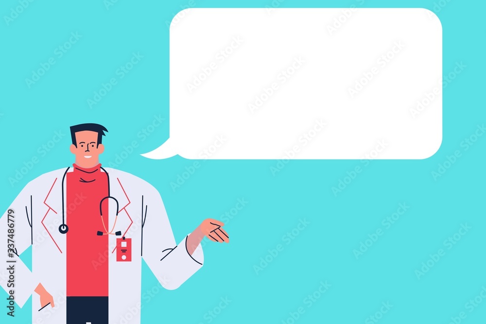 Illustration of male Health care worker showing guidelines to be followed during Corona Virus (Covid-19) disease pandemic on a gray background. Empty copy space for writing text. Concept WHO Advice Illustration of male Health care worker showing guidelines to be followed during Corona Virus (Covid-19) disease pandemic on a gray background. Empty copy space for writing text. Concept WHO Advice