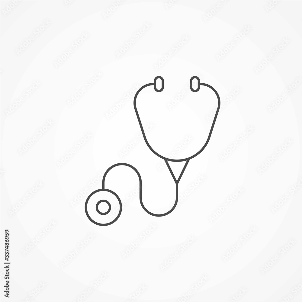Stethoscope vector icon sign symbol Stethoscope vector icon sign symbol
