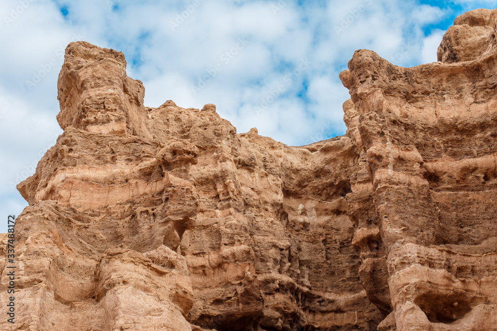 Charyn canyon is the famous place in Kazakhstan, similar to the Martian landscape Charyn canyon is the famous place in Kazakhstan, similar to the Martian landscape