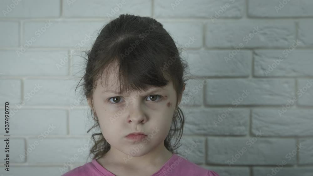 Angry child. Angry child.