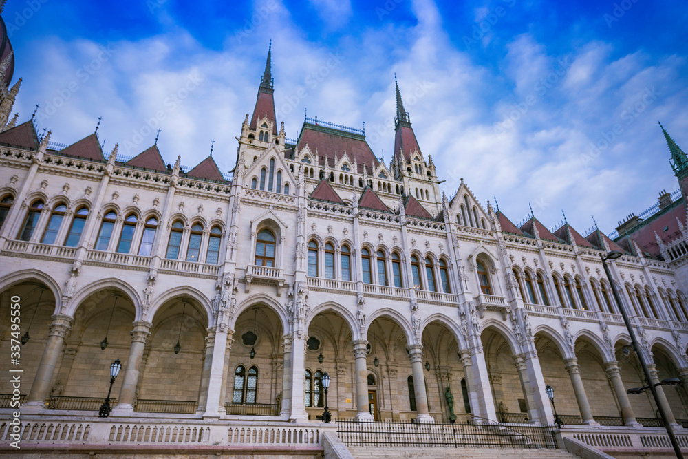 Hungarian Parliament Building  Budapest, Hungary 