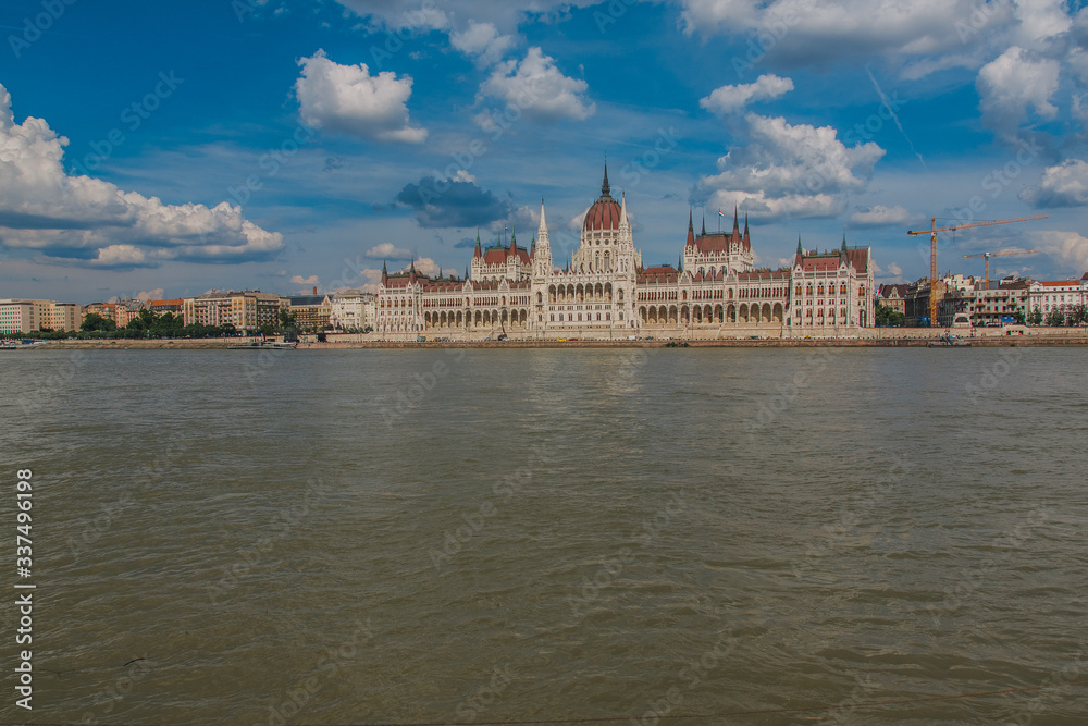 Beautiful building of Parliament in Budapest, Hungary